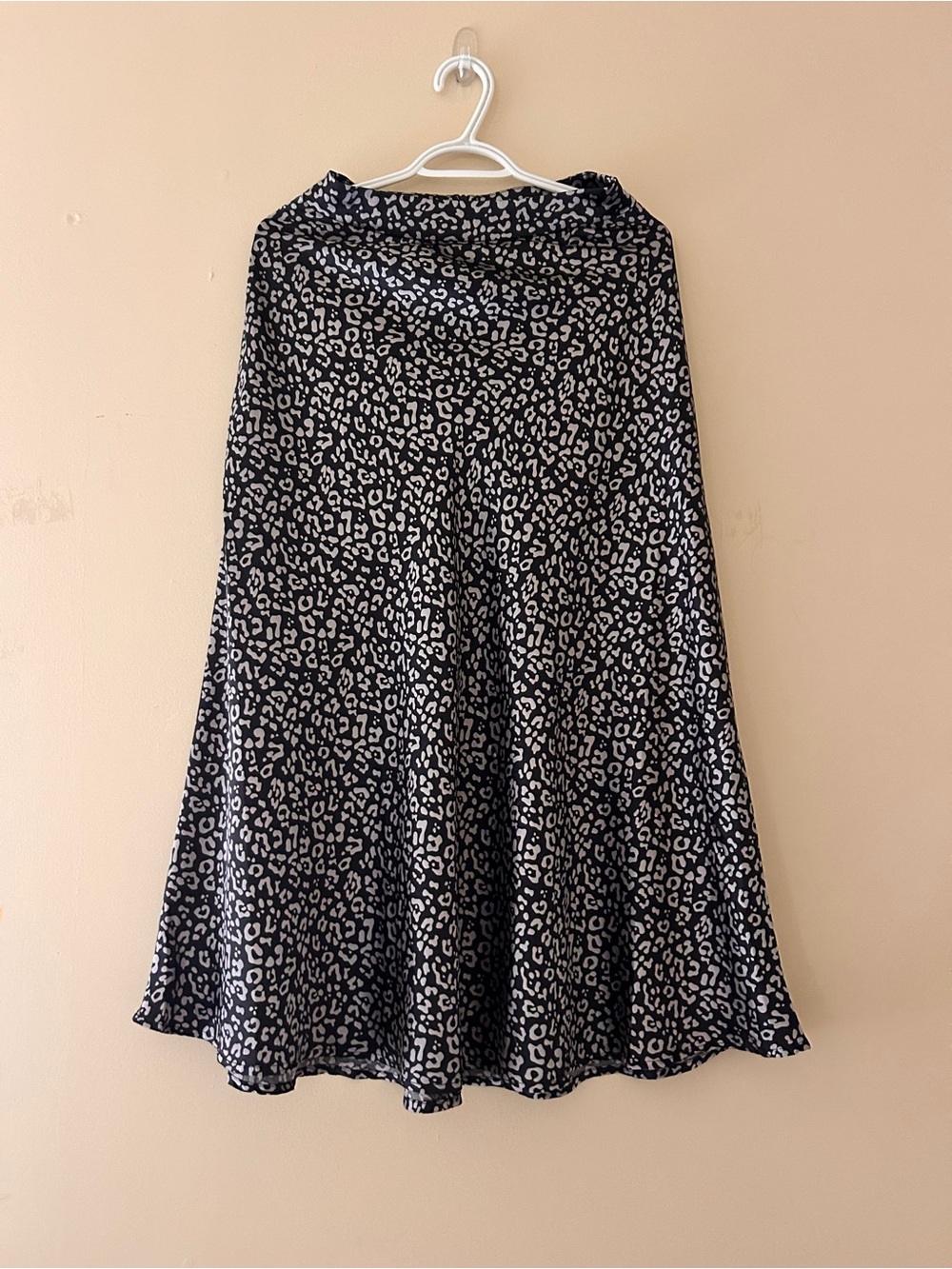 Sincerely Jules Black & White Leopard Circle Skirt